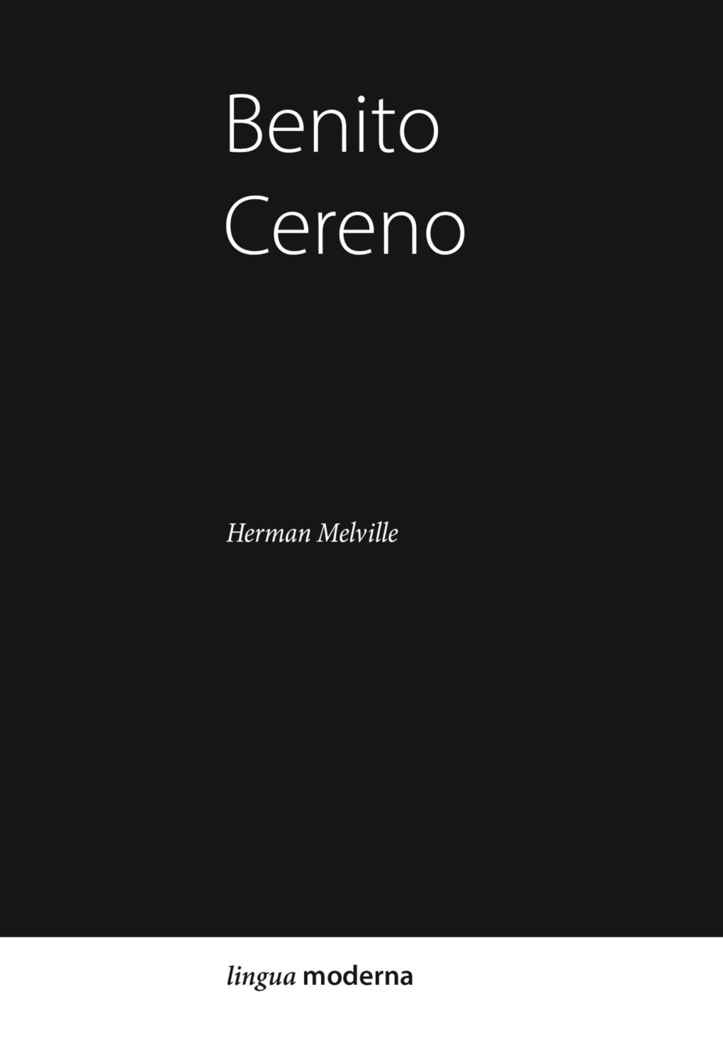 Обложка книги «Benito Cereno»