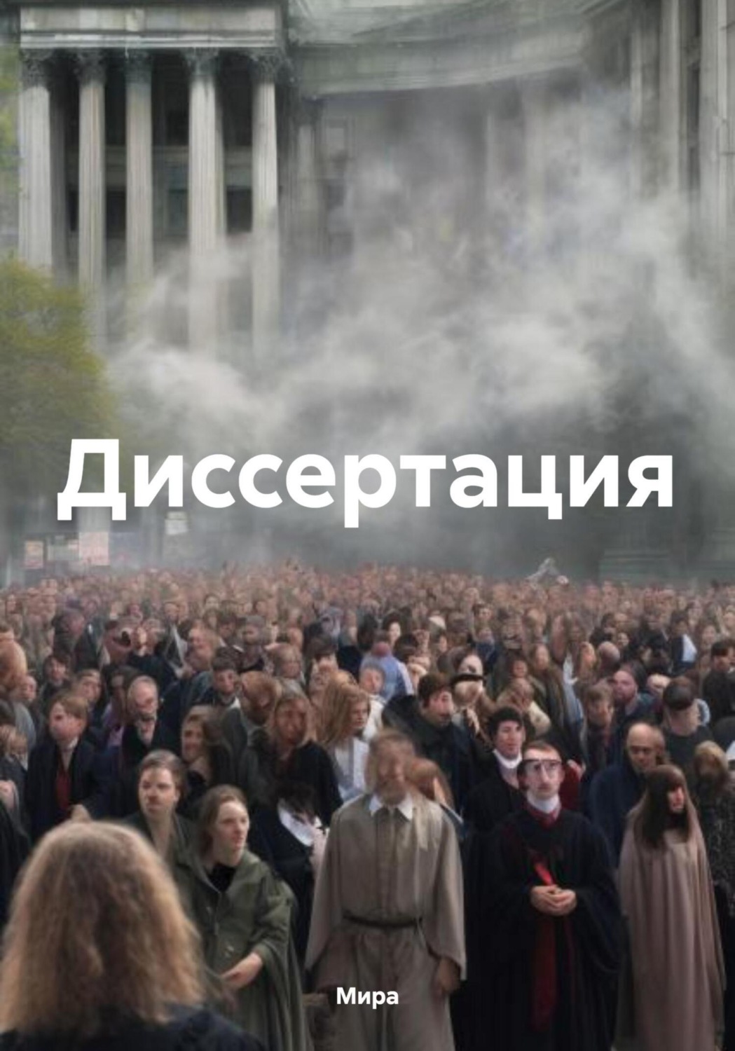 Обложка книги «Диссертация»
