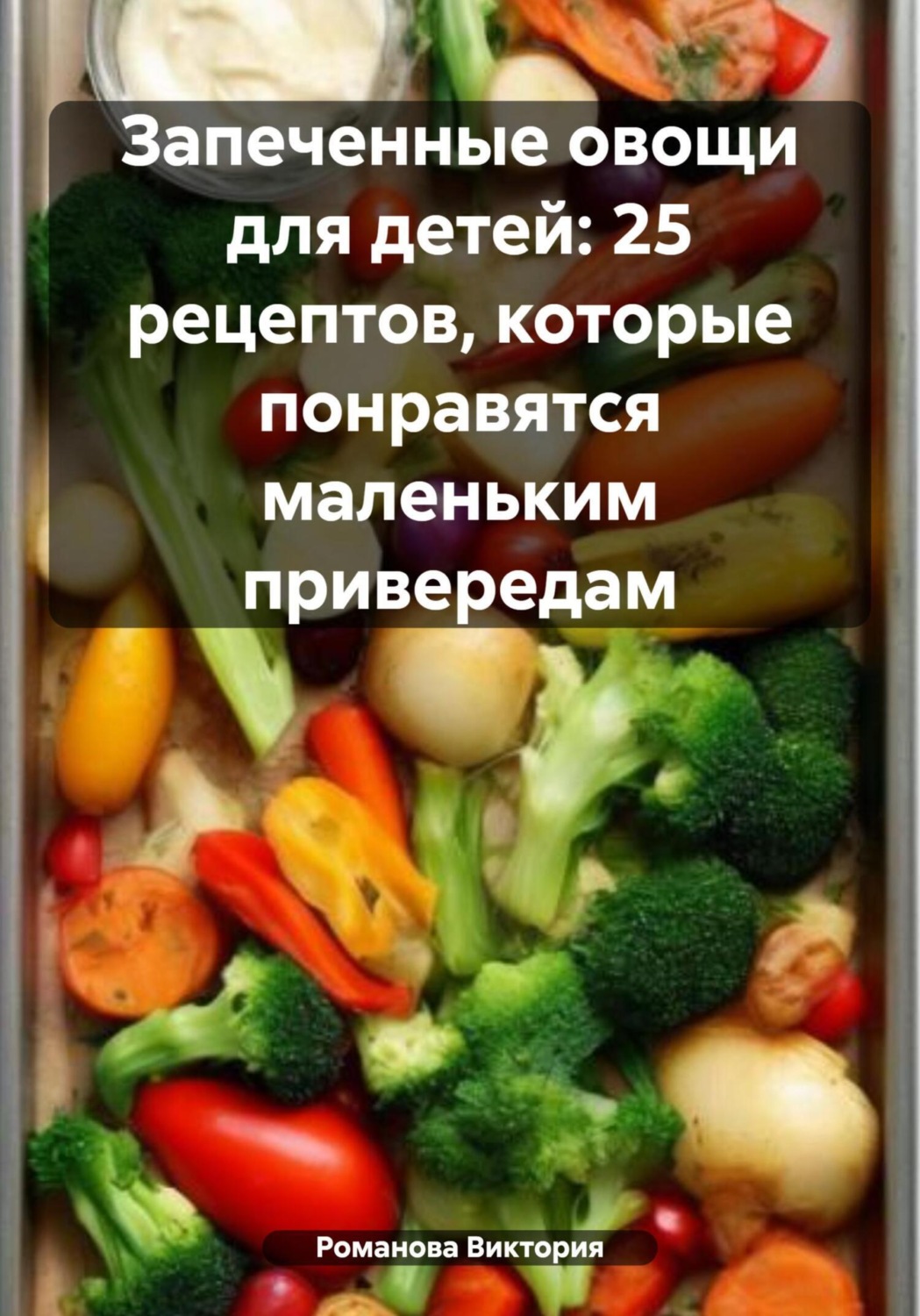 Обложка книги «Запеченные овощи для детей: 25 рецептов, которые понравятся маленьким привередам»