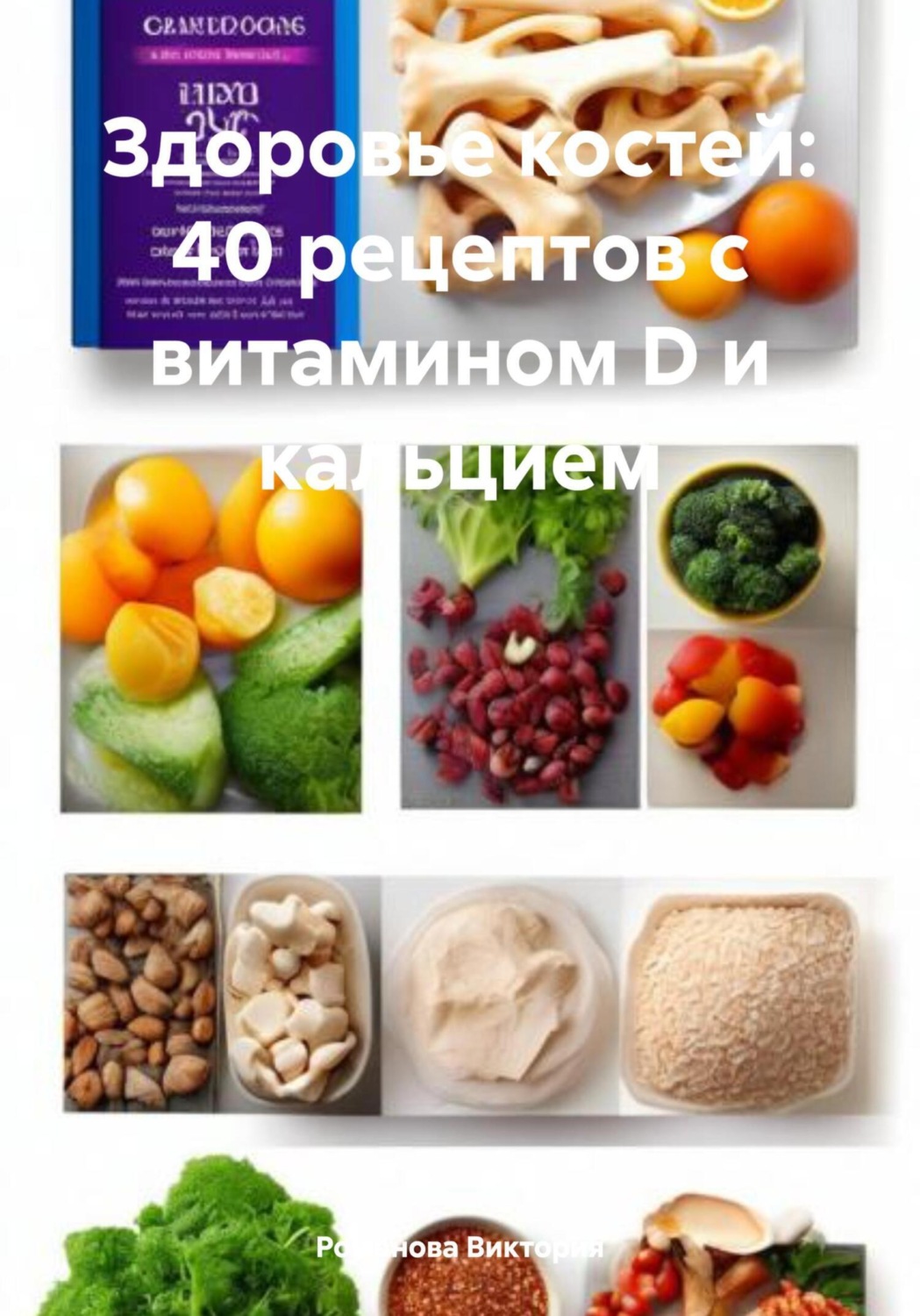 Обложка книги «Здоровье костей: 40 рецептов с витамином D и кальцием»