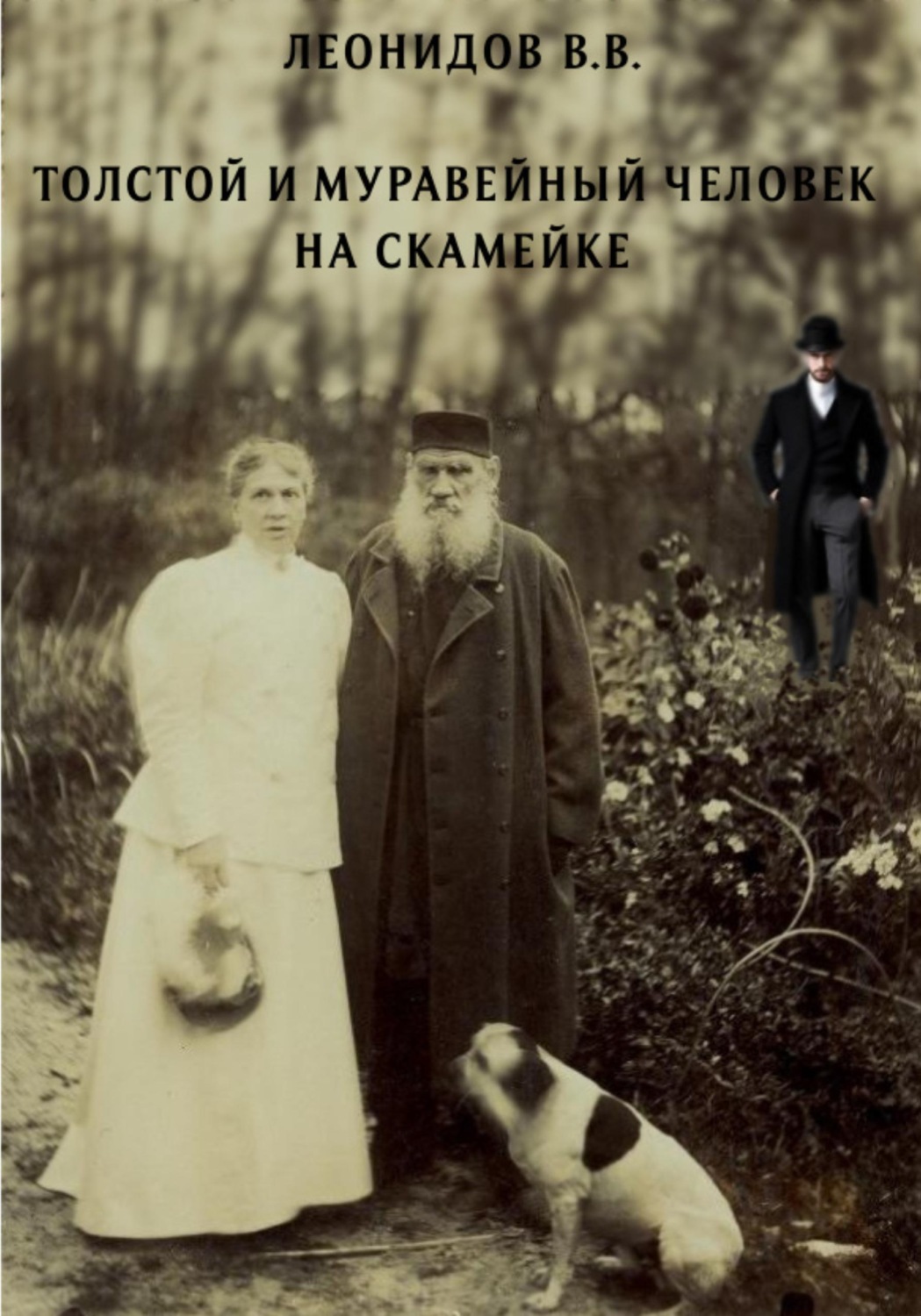 Обложка книги «Толстой и Муравейный человек на скамейке»