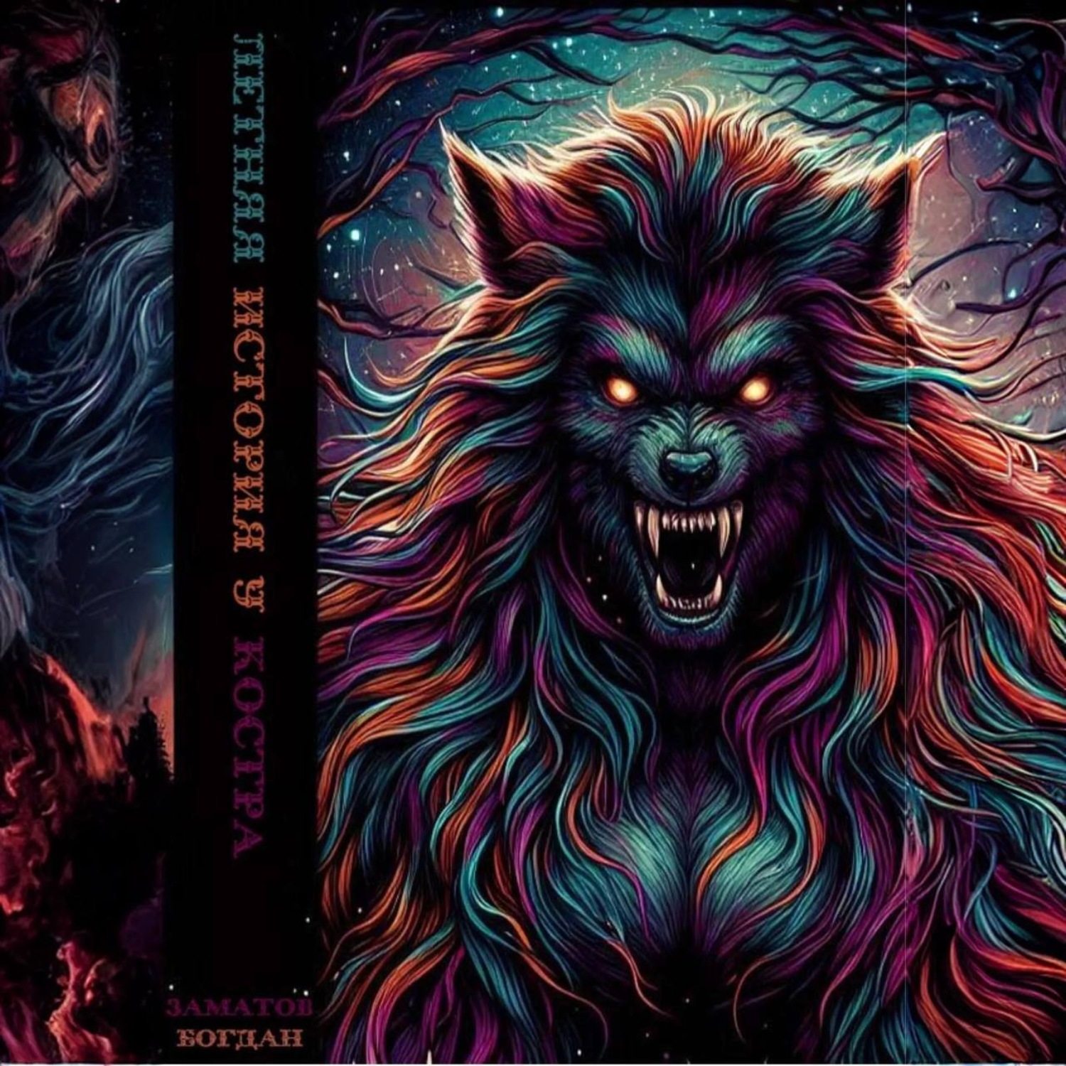 Обложка книги «Летняя история у костра»