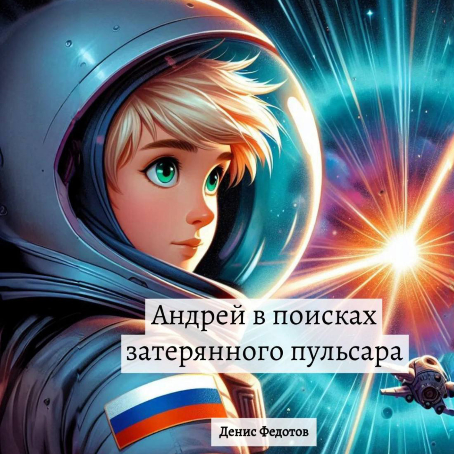 Обложка книги «Андрей в поисках затерянного пульсара»
