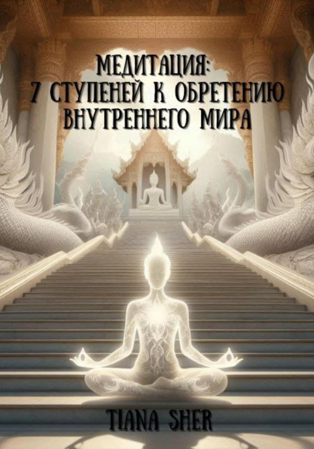 Обложка книги «Медитация: 7 ступеней к обретению внутреннего мира»