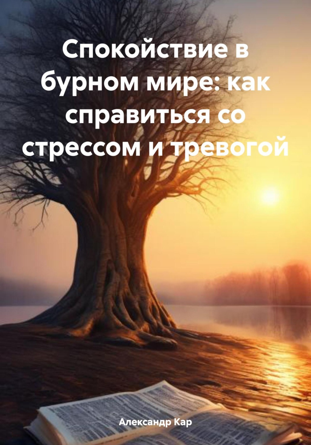Обложка книги «Спокойствие в бурном мире: как справиться со стрессом и тревогой»