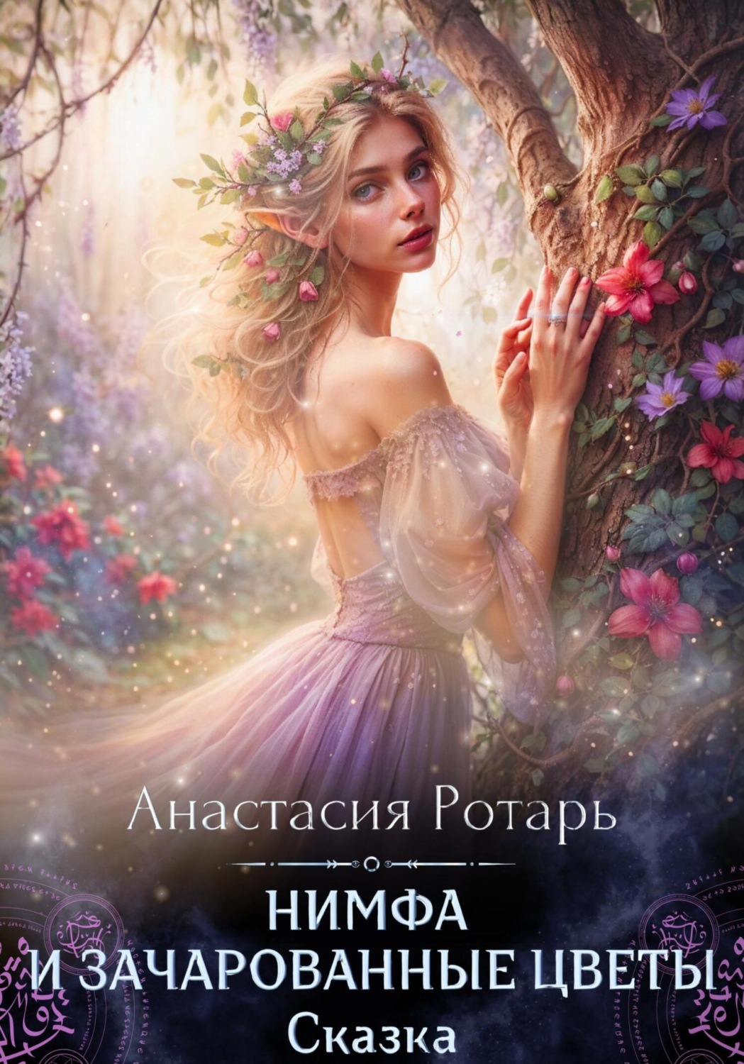 Обложка книги «Нимфа и зачарованные цветы»