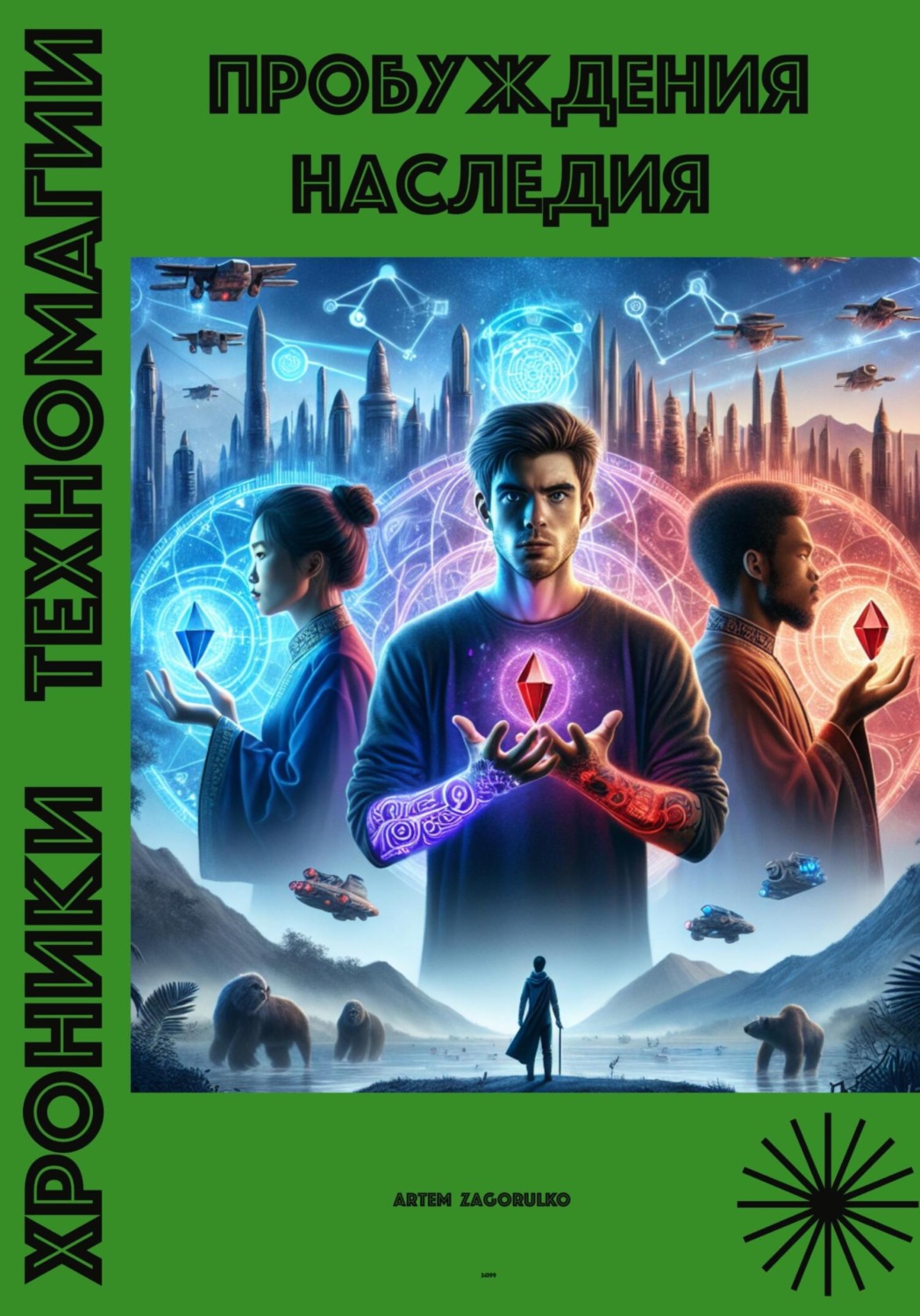 Обложка книги «Хроники техномагии: пробуждения наследия»
