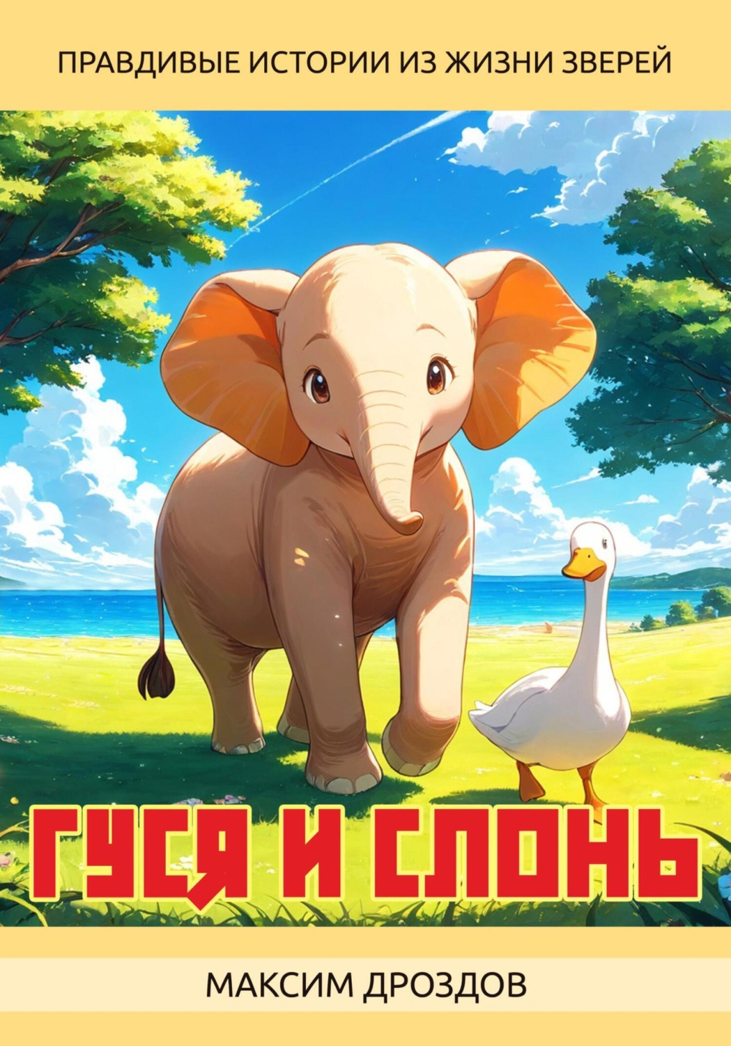 Обложка книги «Гуся и Слонь»