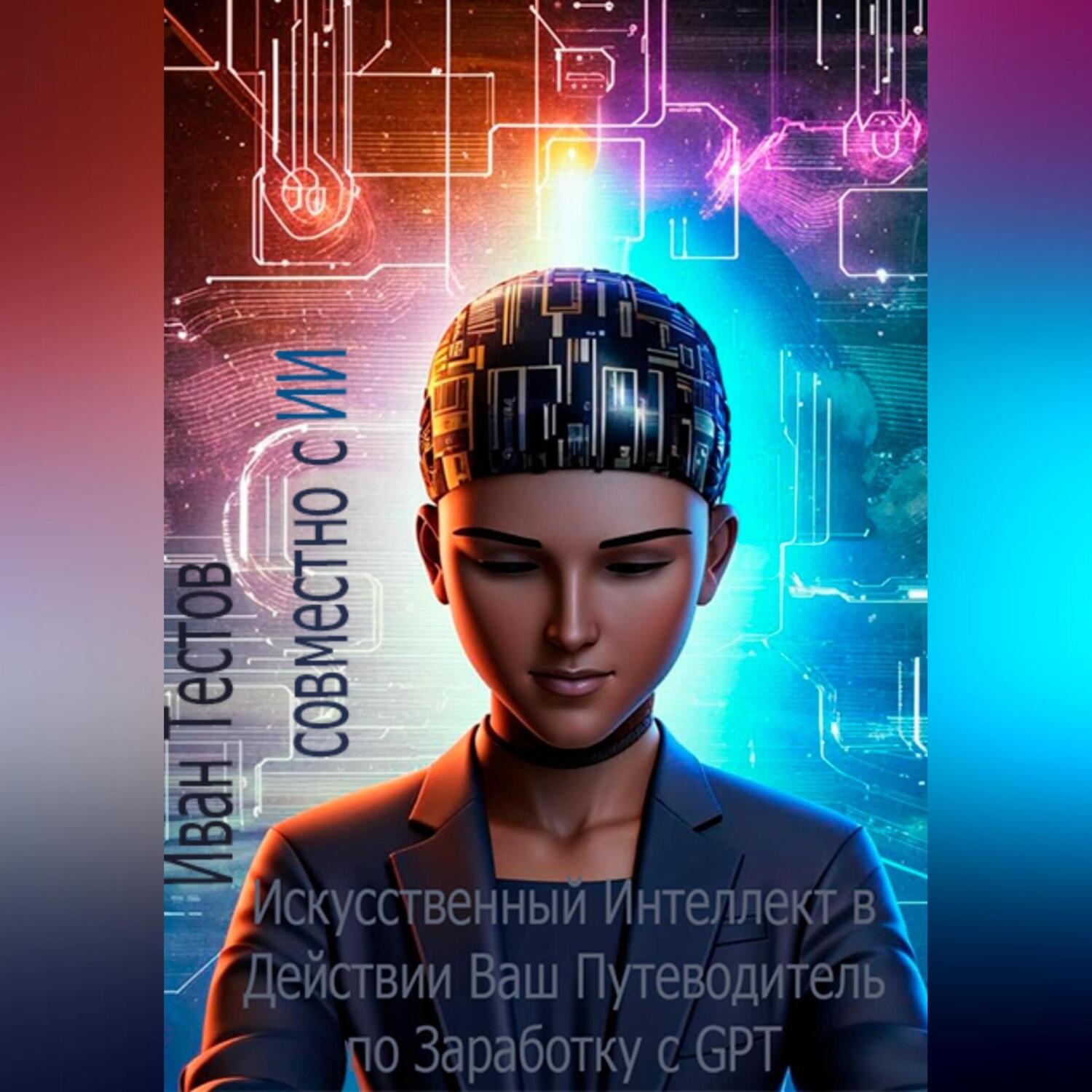 Обложка книги «Искусственный Интеллект в Действии: Ваш Путеводитель по Заработку с GPT»