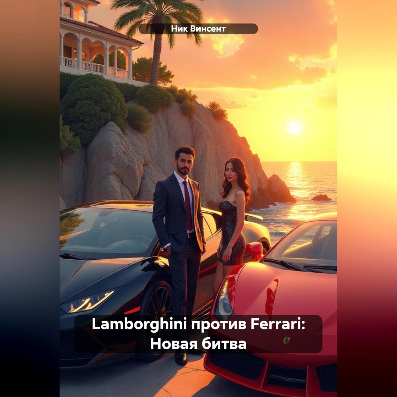 Обложка книги «Lamborghini против Ferrari: Новая битва»