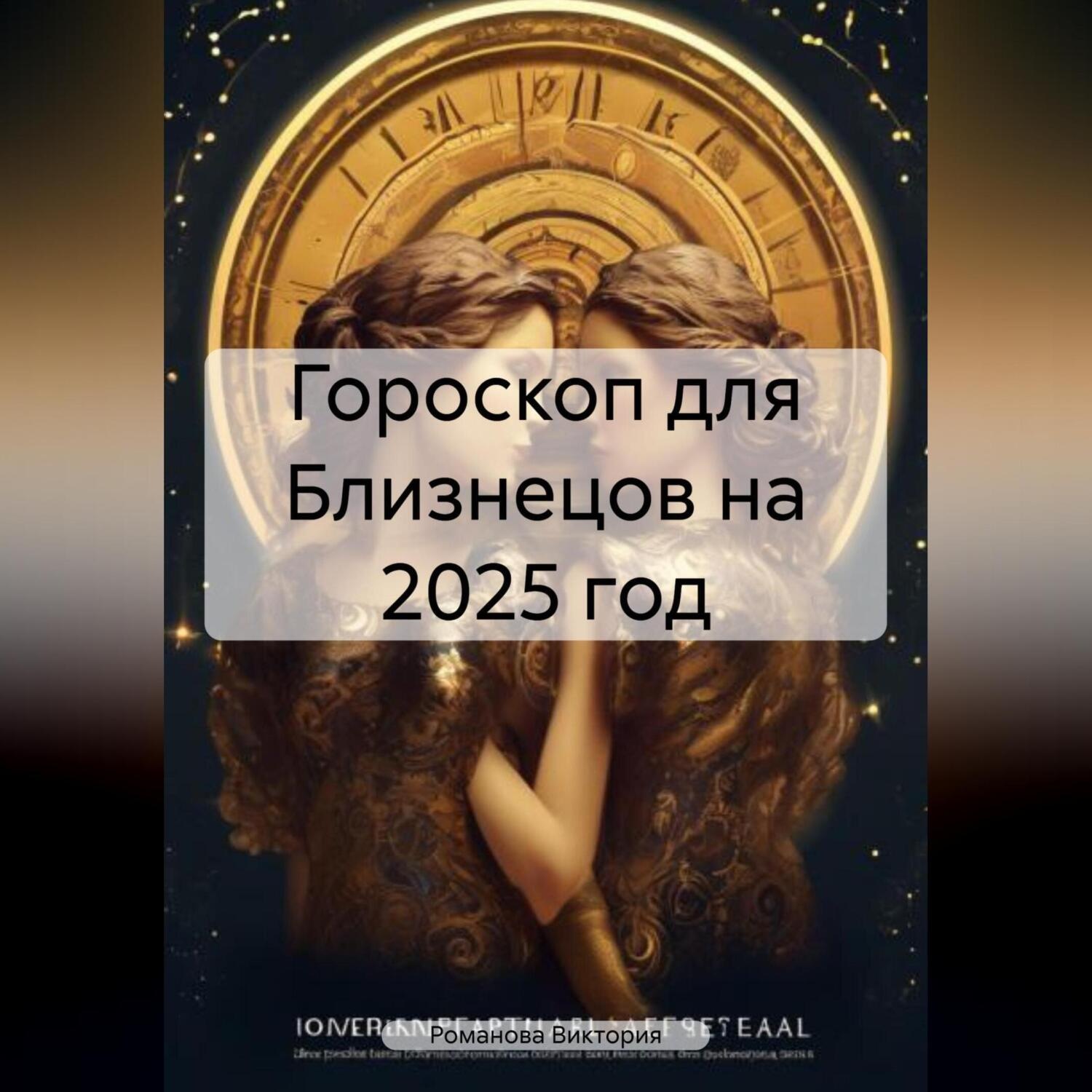 Обложка книги «Гороскоп для Близнецов на 2025 год»