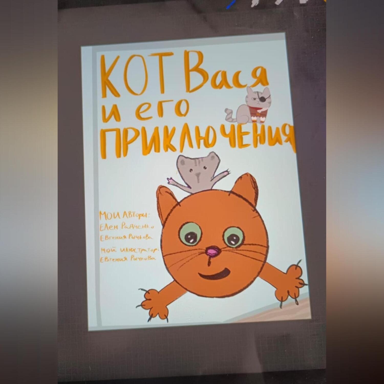 Обложка книги «Кот Вася и его приключения»