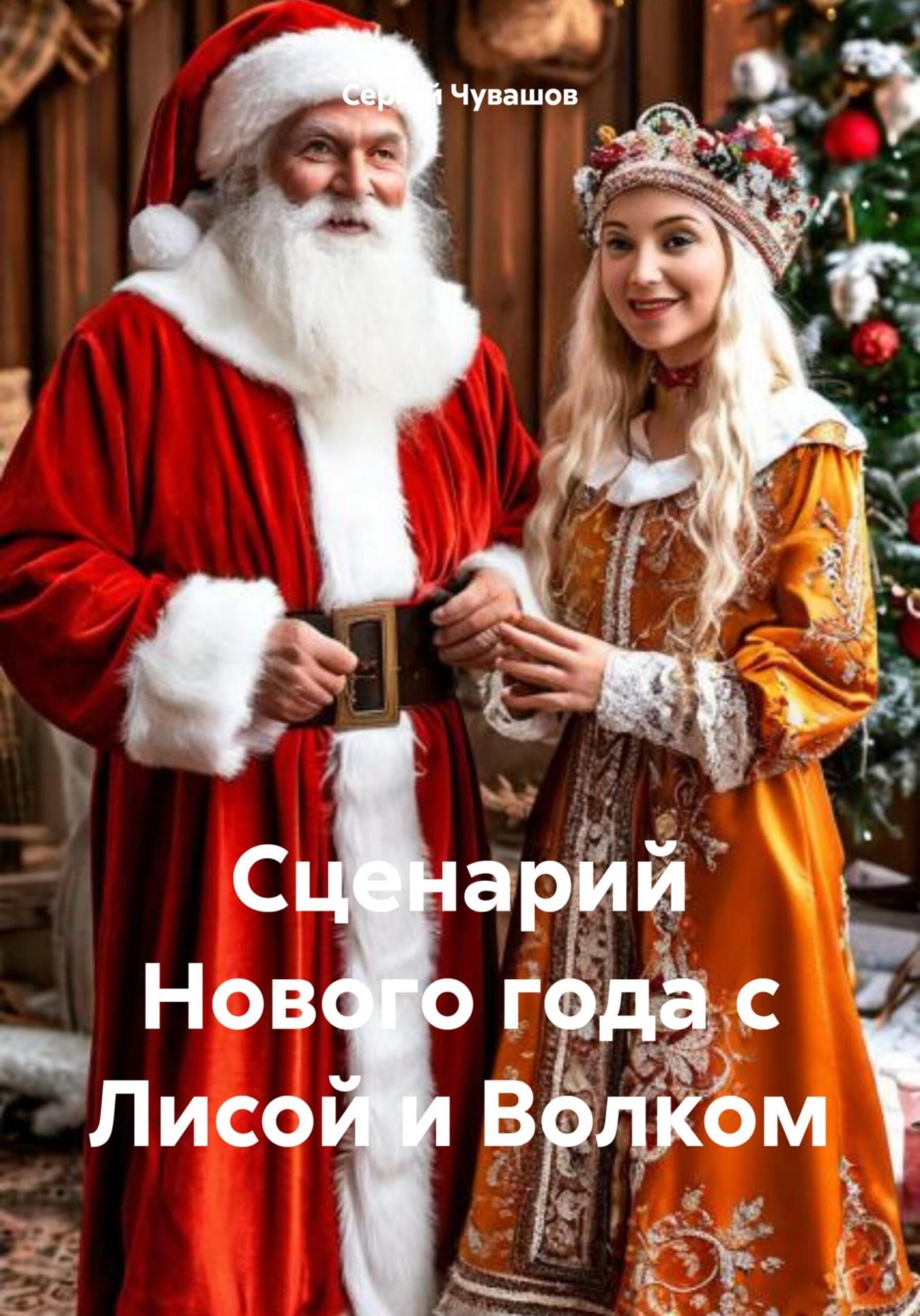 Обложка книги «Сценарий Нового года с Лисой и Волком»