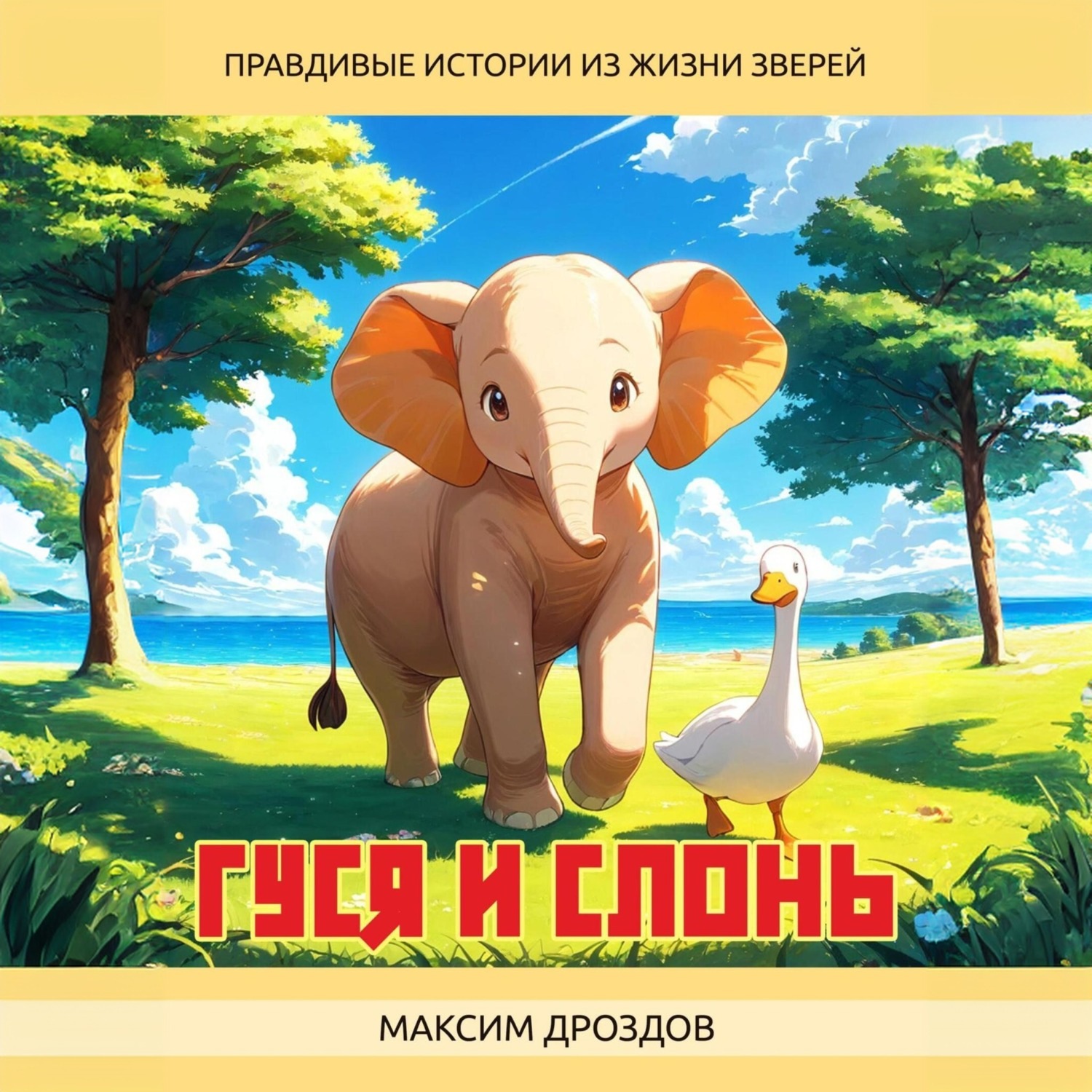 Обложка книги «Гуся и Слонь»