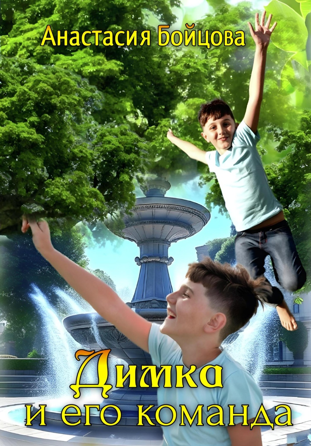 Обложка книги «Димка и его команда»