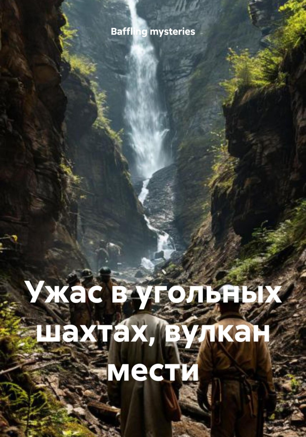 Обложка книги «Ужас в угольных шахтах, вулкан мести»