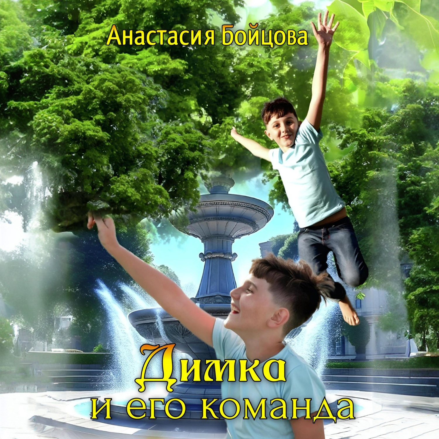 Обложка книги «Димка и его команда»