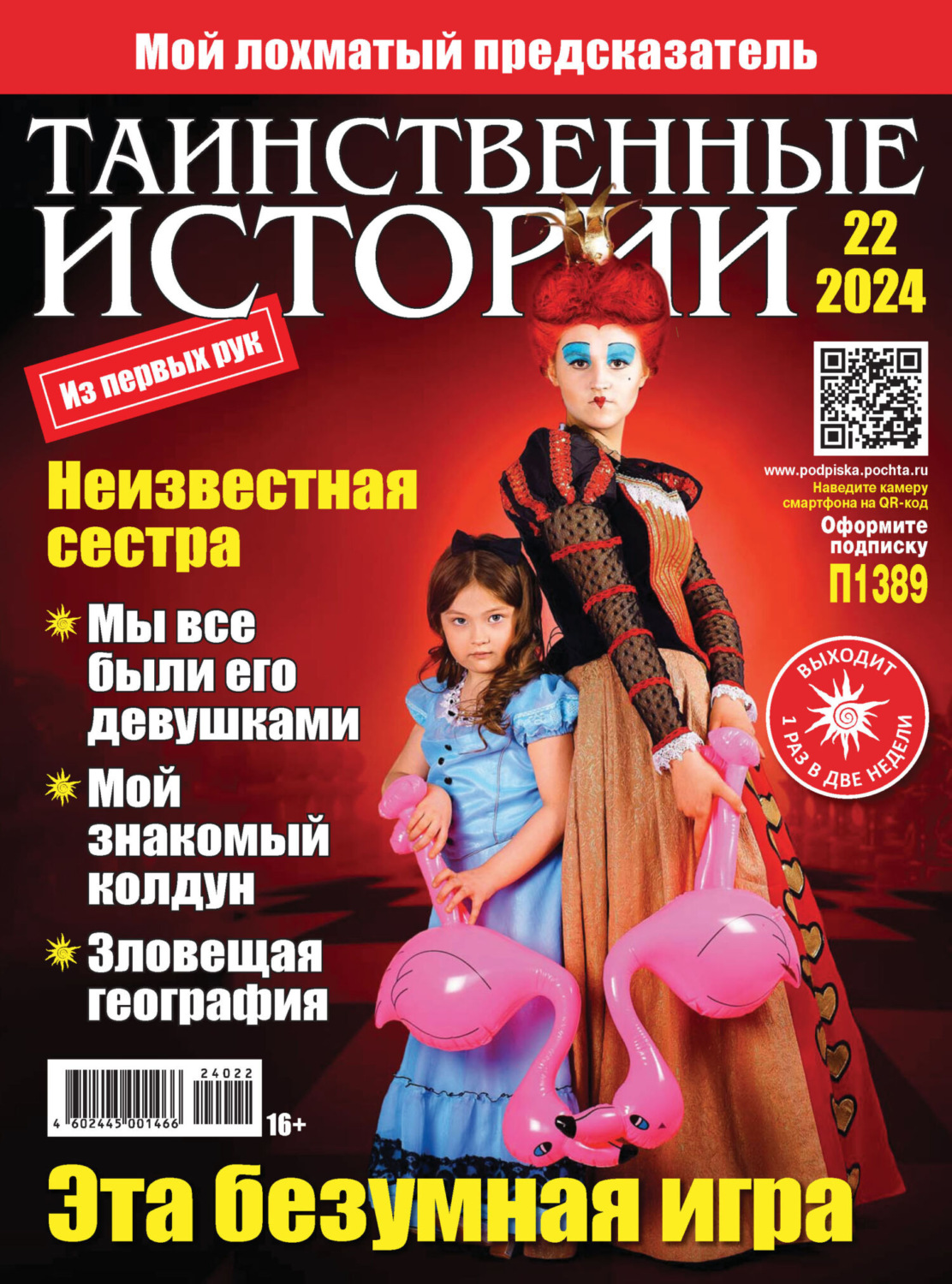 Обложка книги «Таинственные истории №22/2024»