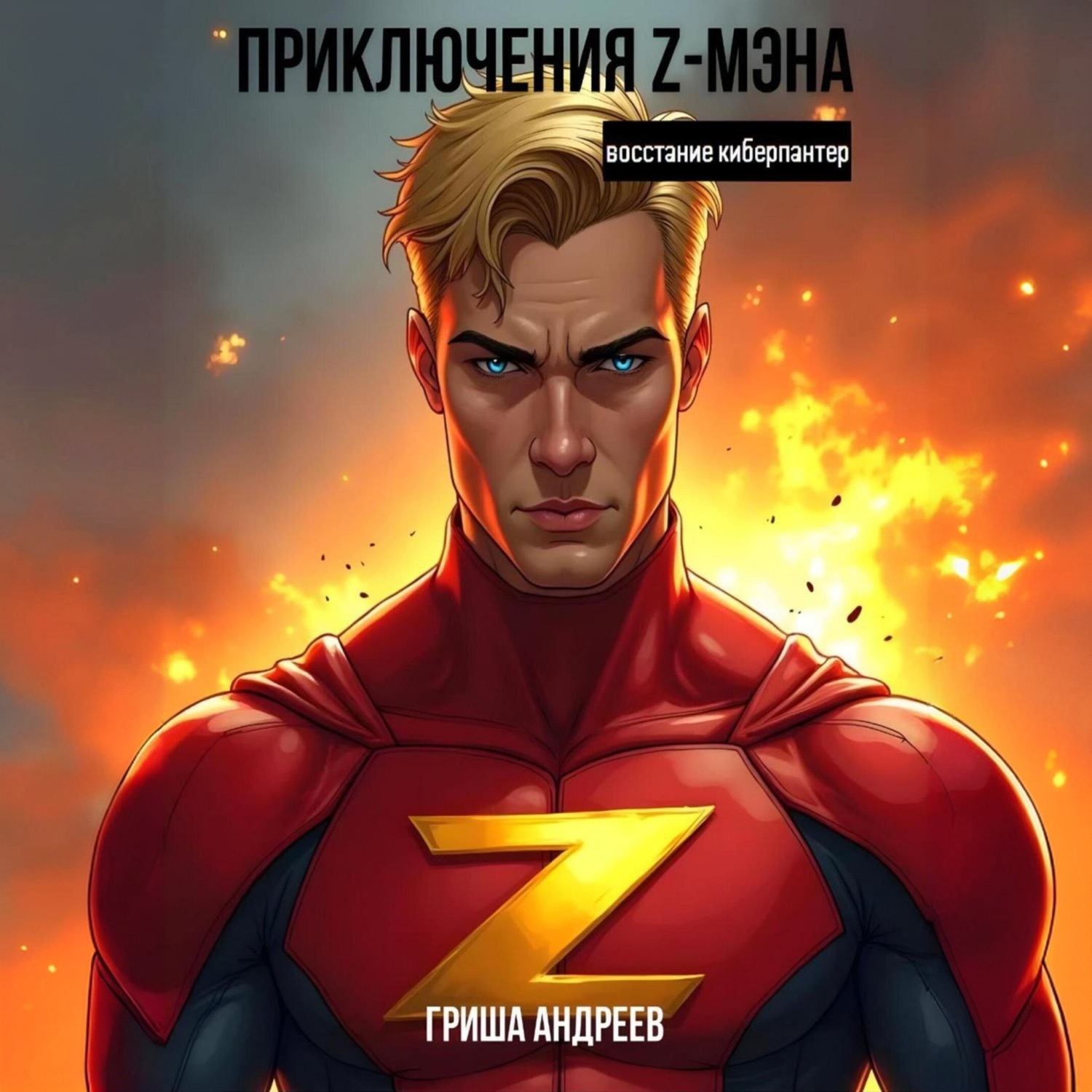 Обложка книги «Приключения Z-мэна. Восстание киберпантер»