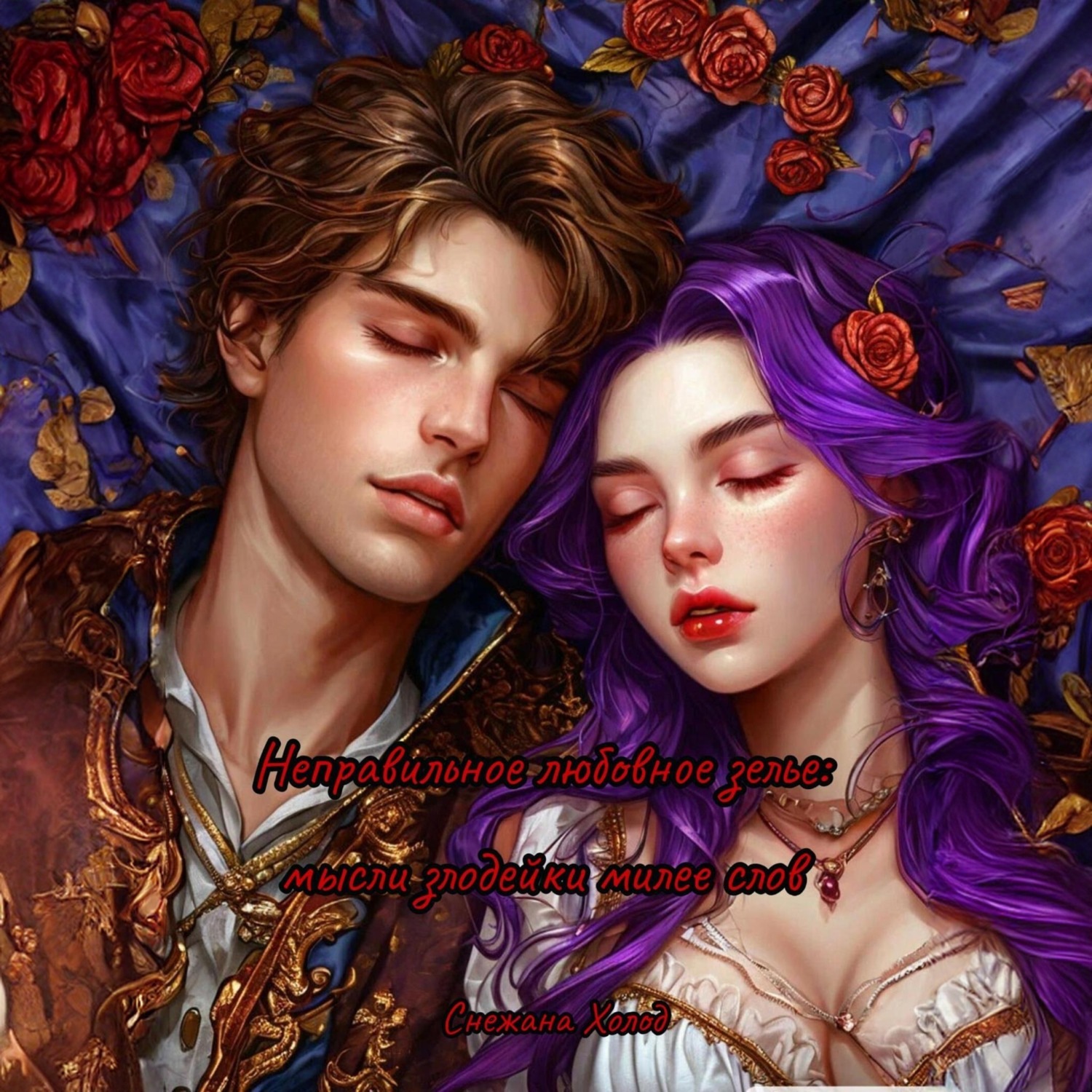 Обложка книги «Неправильное любовное зелье: мысли злодейки милее слов»