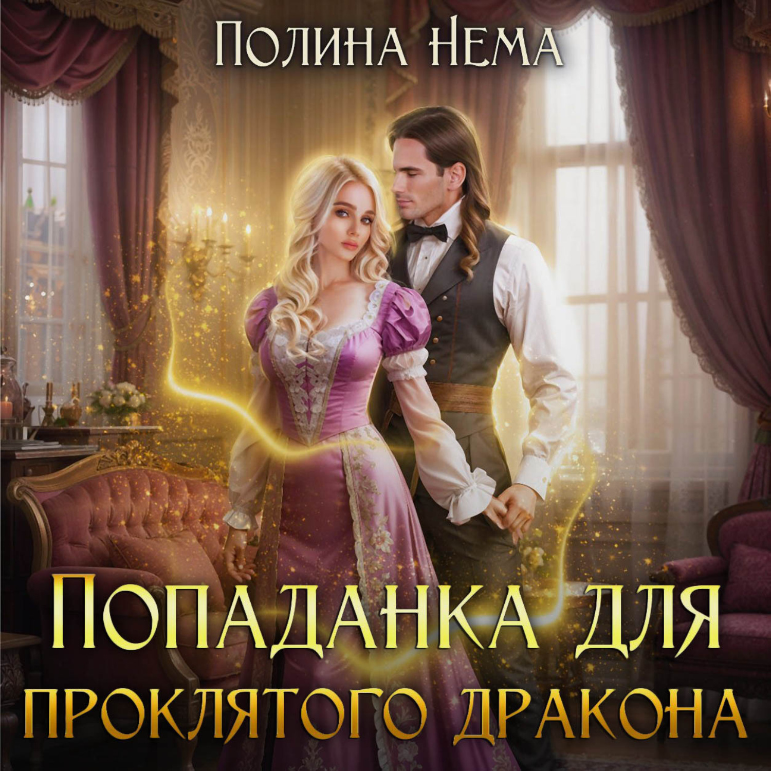 Обложка книги «Попаданка для проклятого дракона»