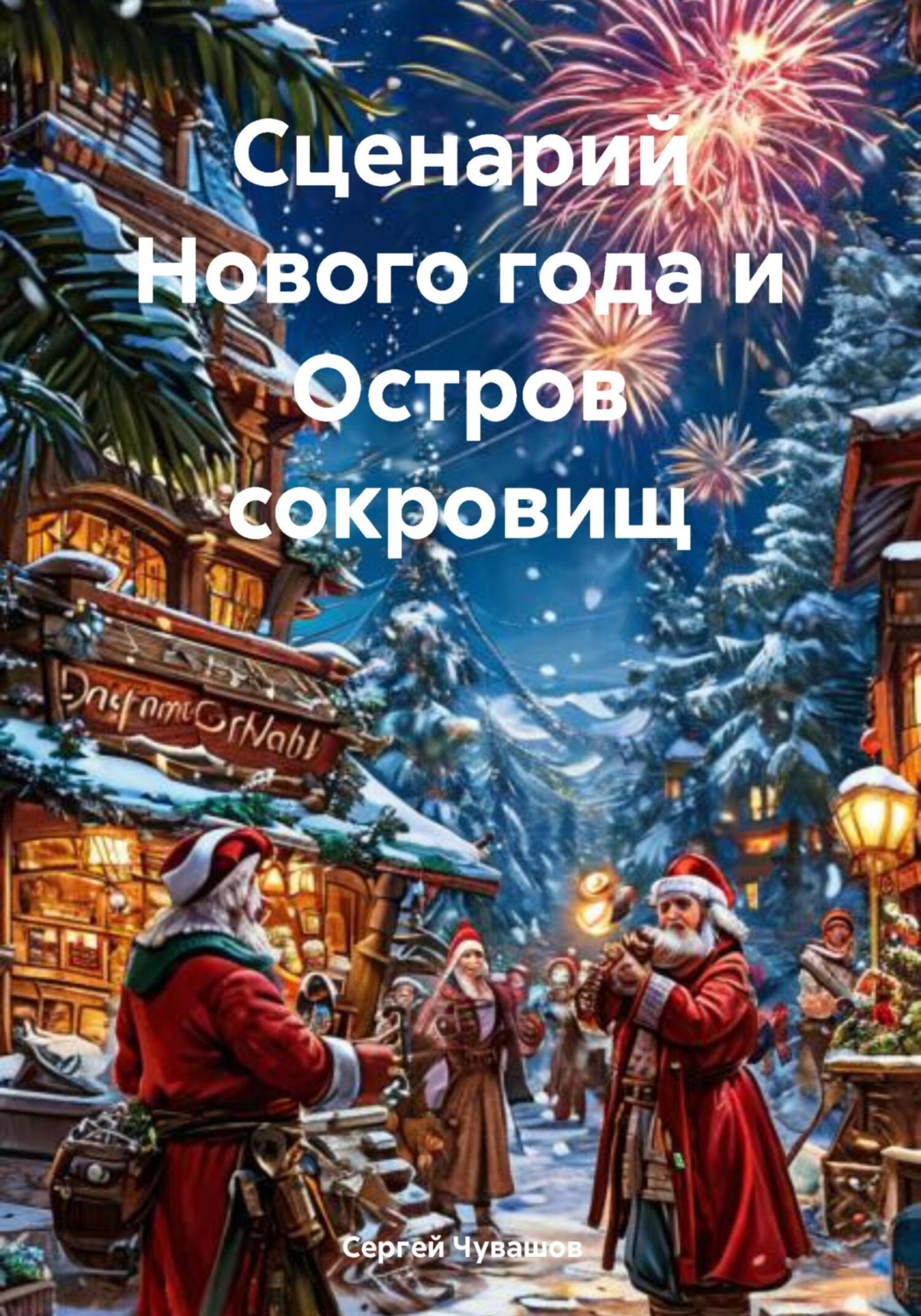 Обложка книги «Сценарий Нового года и Остров сокровищ»