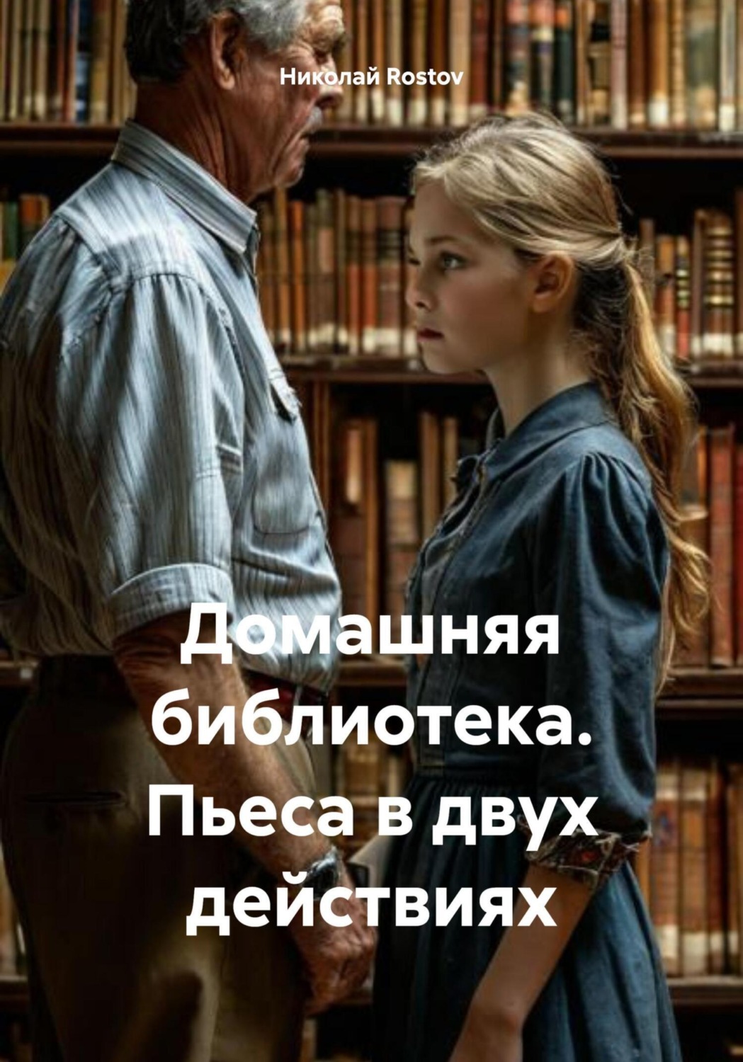 Обложка книги «Домашняя библиотека. Пьеса в двух действиях»