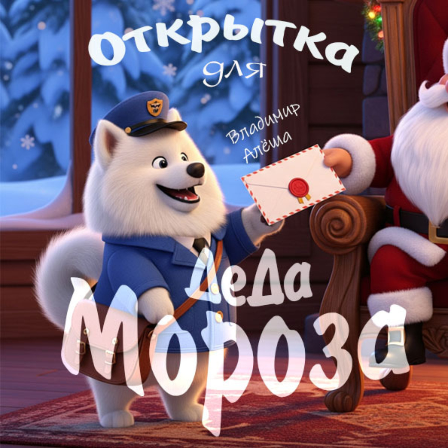 Обложка книги «Открытка для Деда Мороза»