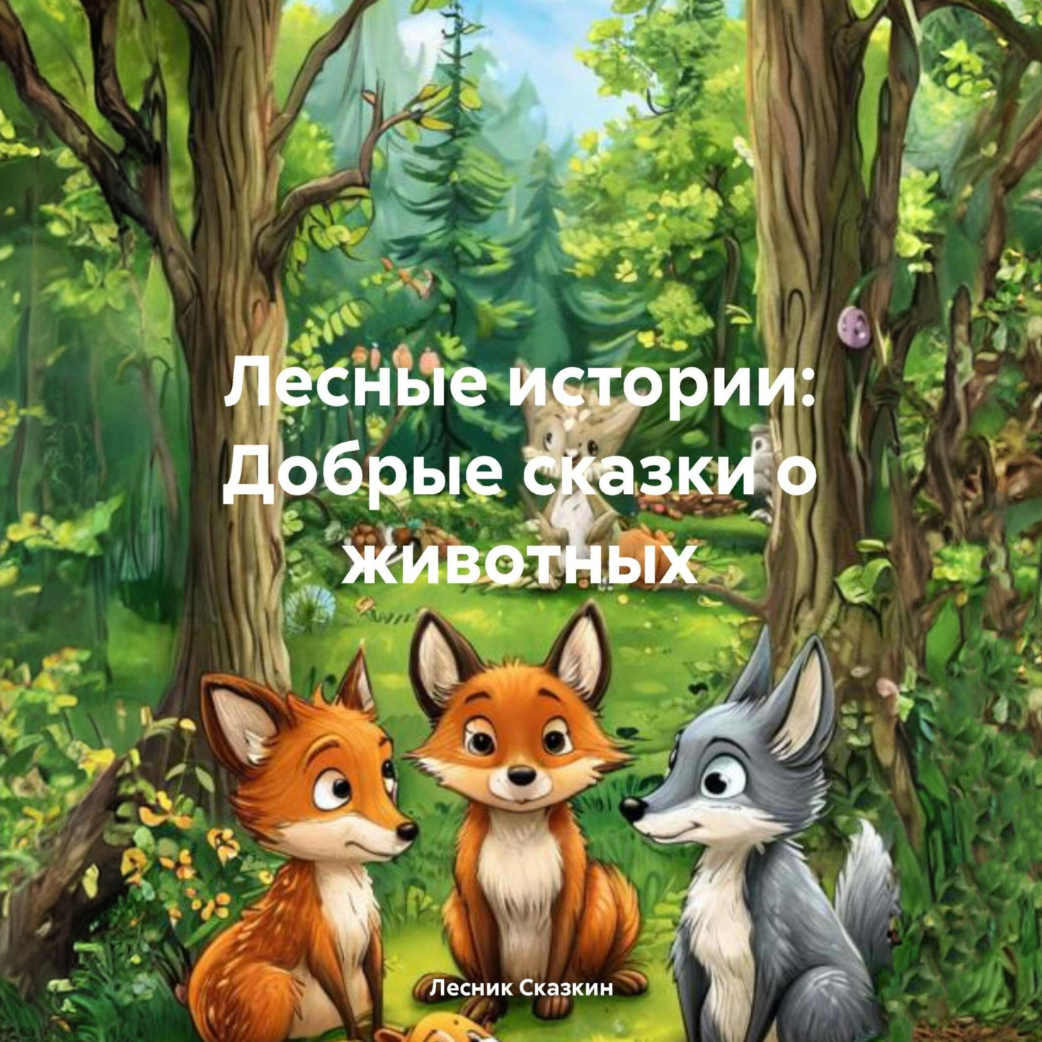 Обложка книги «Лесные истории: Добрые сказки о животных. Пять сказок»