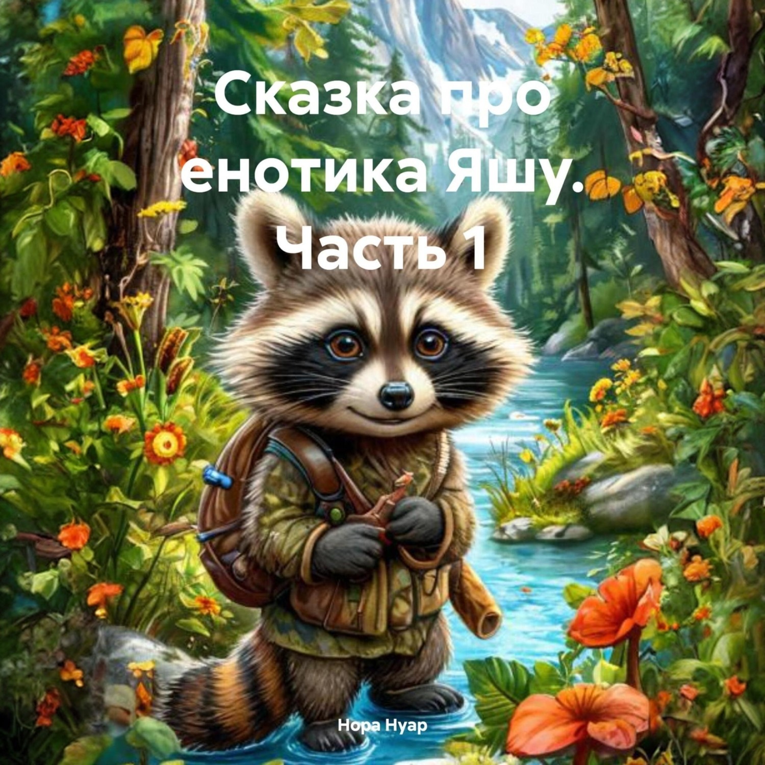 Обложка книги «Сказка про енотика Яшу. Часть 1»