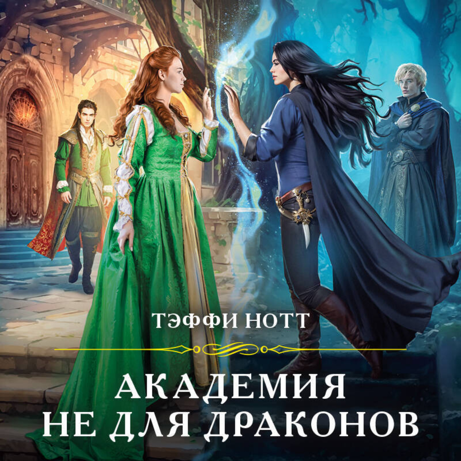 Обложка книги «Академия не для драконов»