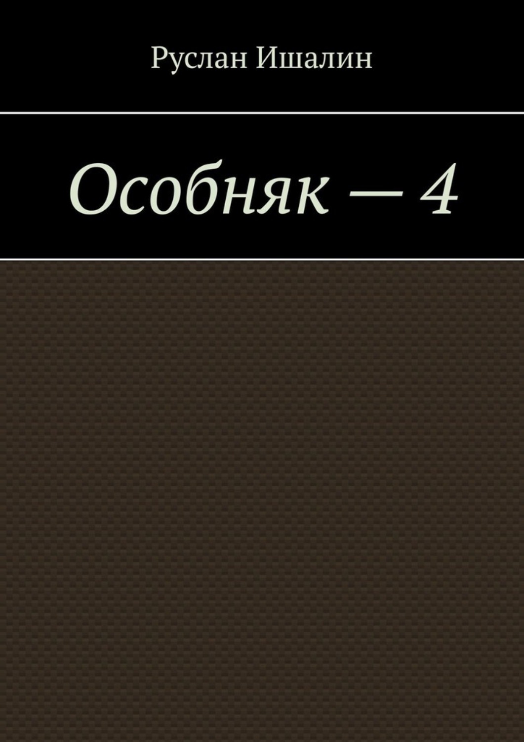 Обложка книги «Особняк – 4»