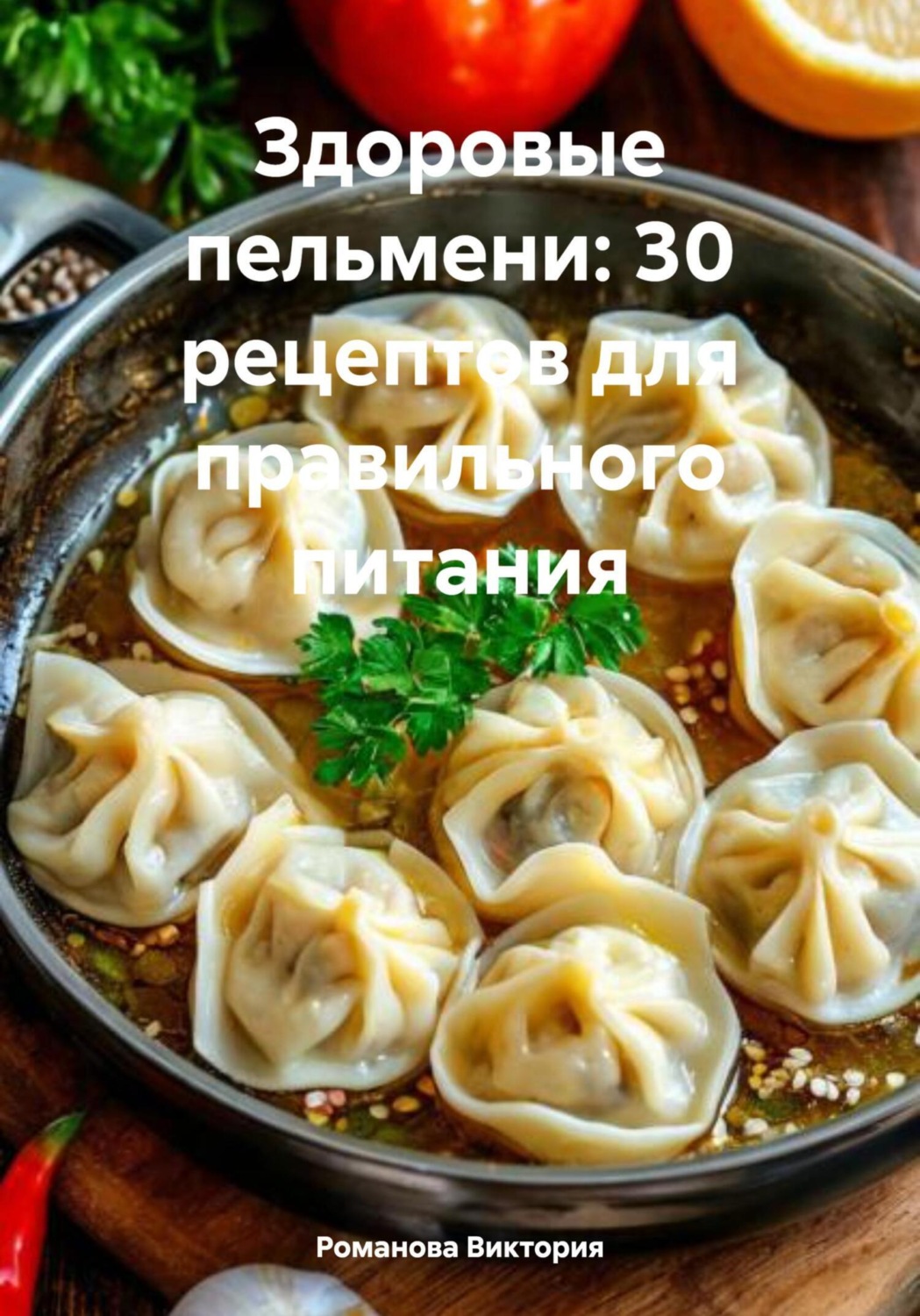 Обложка книги «Здоровые пельмени: 30 рецептов для правильного питания»