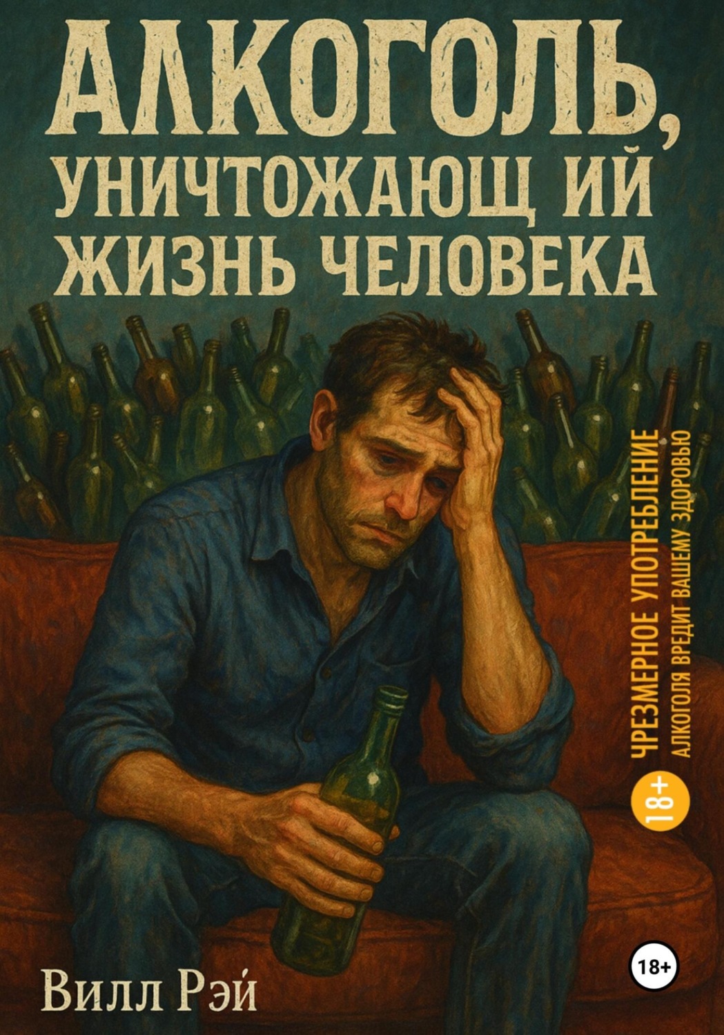 Обложка книги «Алкоголь, уничтожающий жизнь человека»