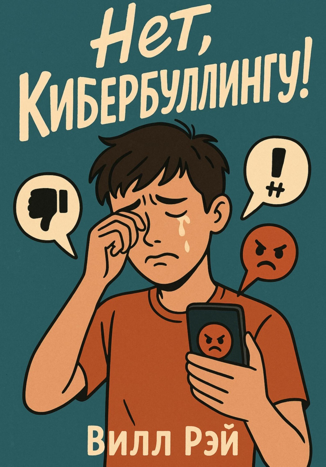 Обложка книги «Нет, кибербуллингу!»