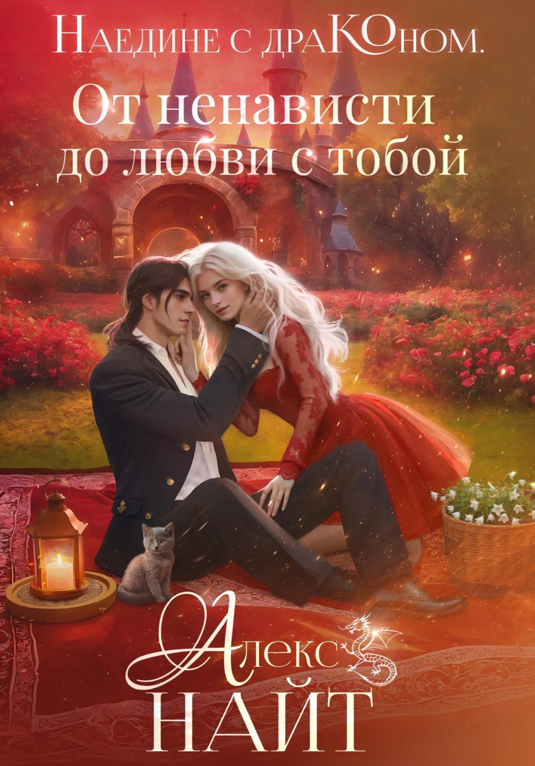 Обложка книги «Наедине с драконом. От ненависти до любви с тобой»