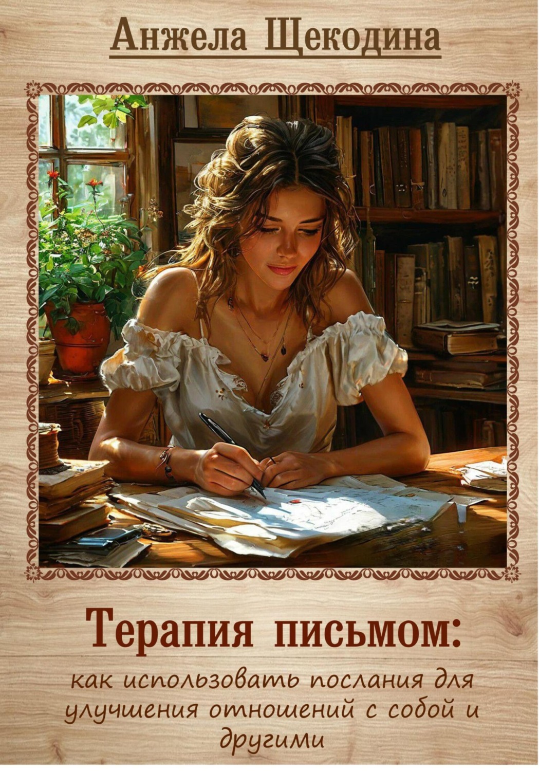 Обложка книги «Терапия письмом: как использовать послания для улучшения отношений с собой и другими»