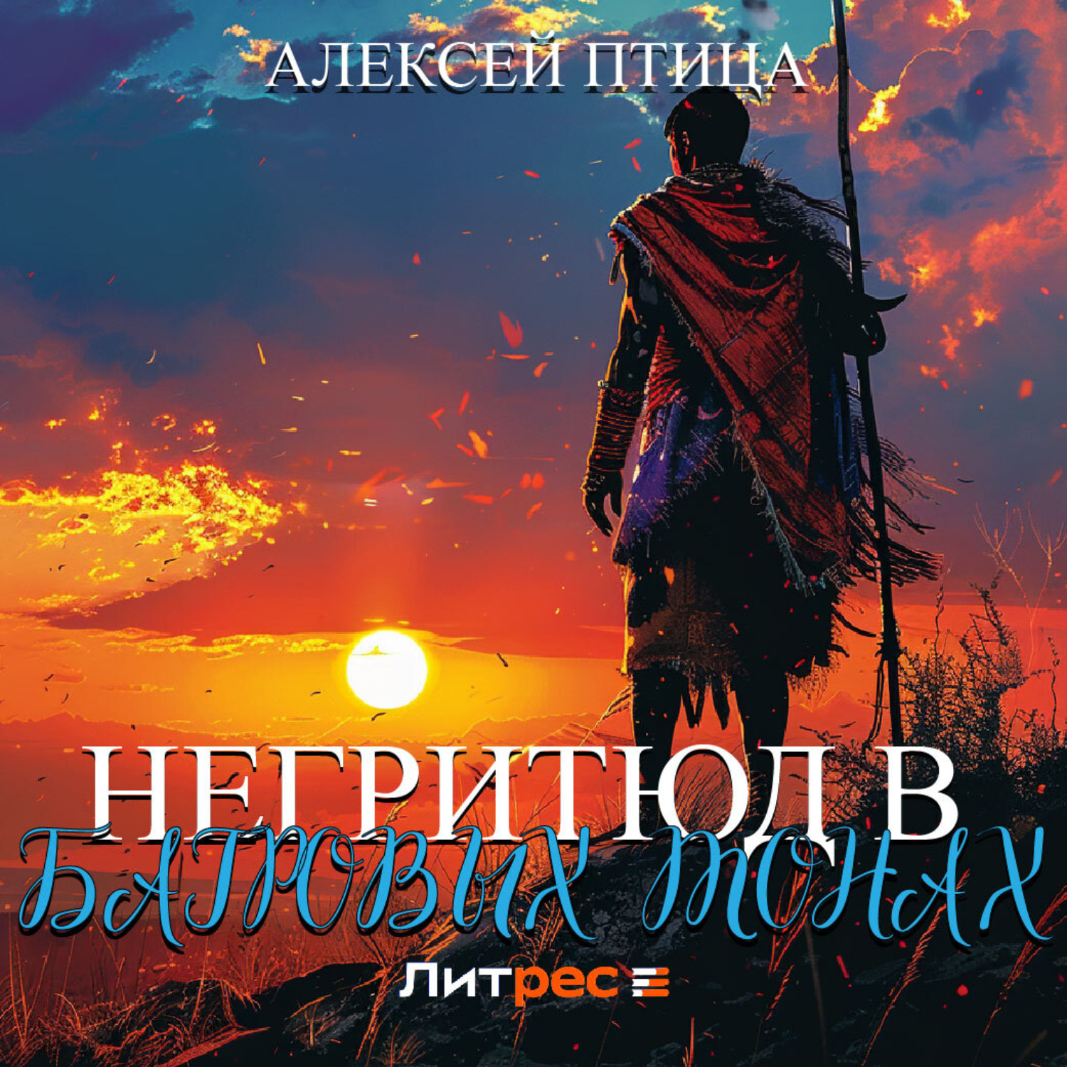 Обложка книги «Негритюд в багровых тонах»