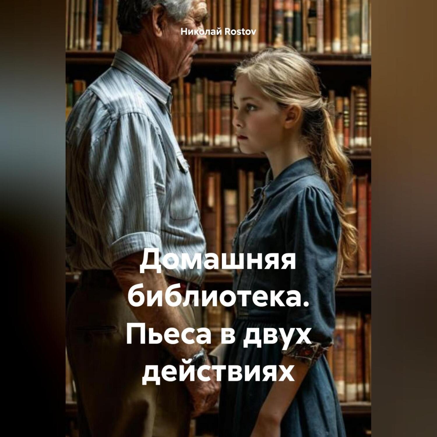 Обложка книги «Домашняя библиотека. Пьеса в двух действиях»