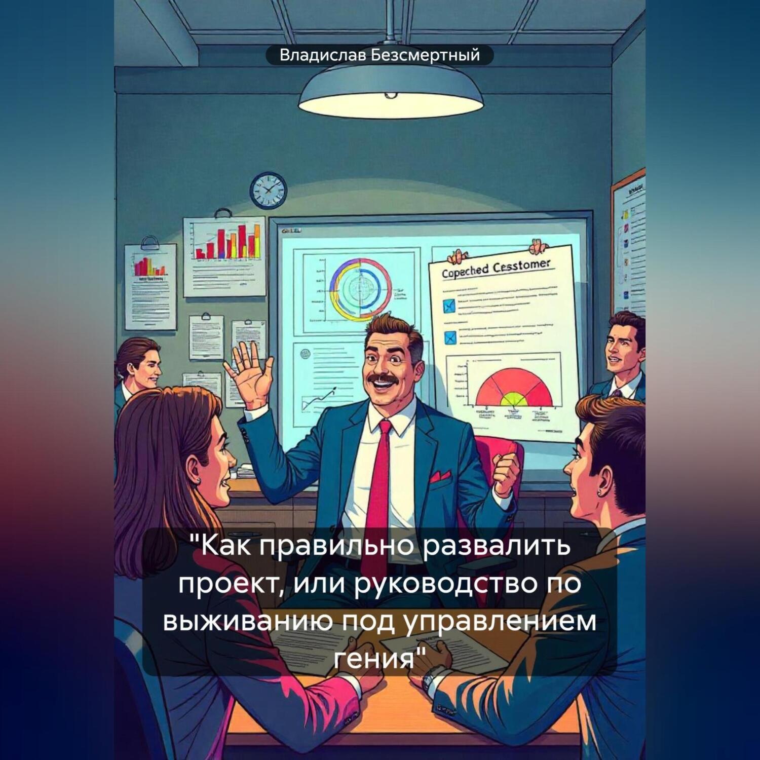 Обложка книги ««Как правильно развалить проект, или руководство по выживанию под управлением гения»»