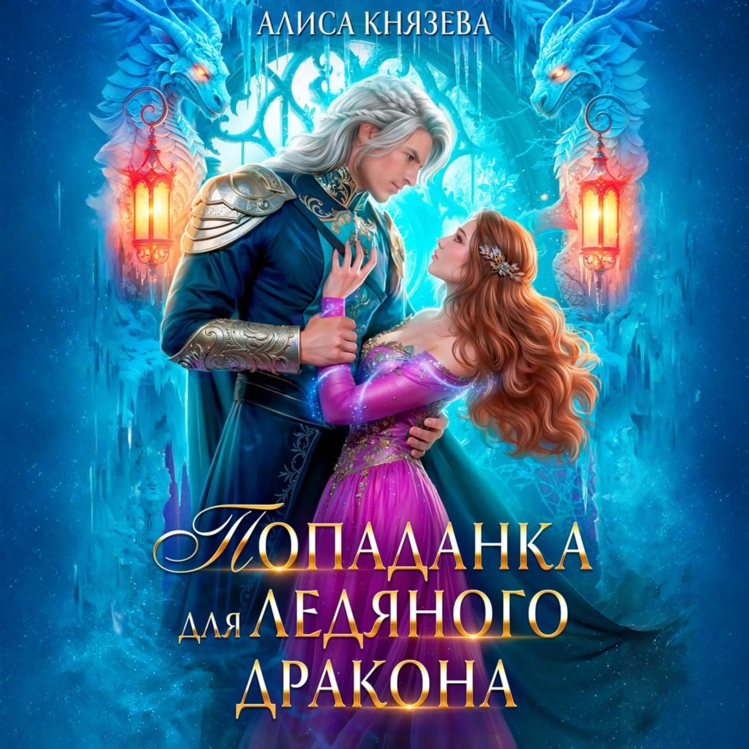 Обложка книги «Попаданка для ледяного дракона»