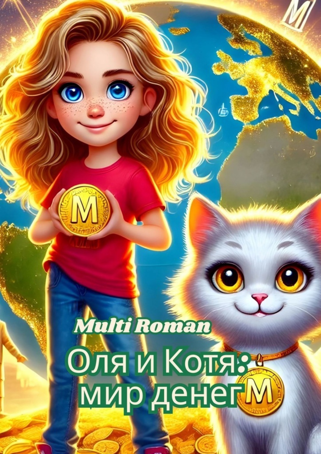 Обложка книги «Оля и Котя: мир денег»