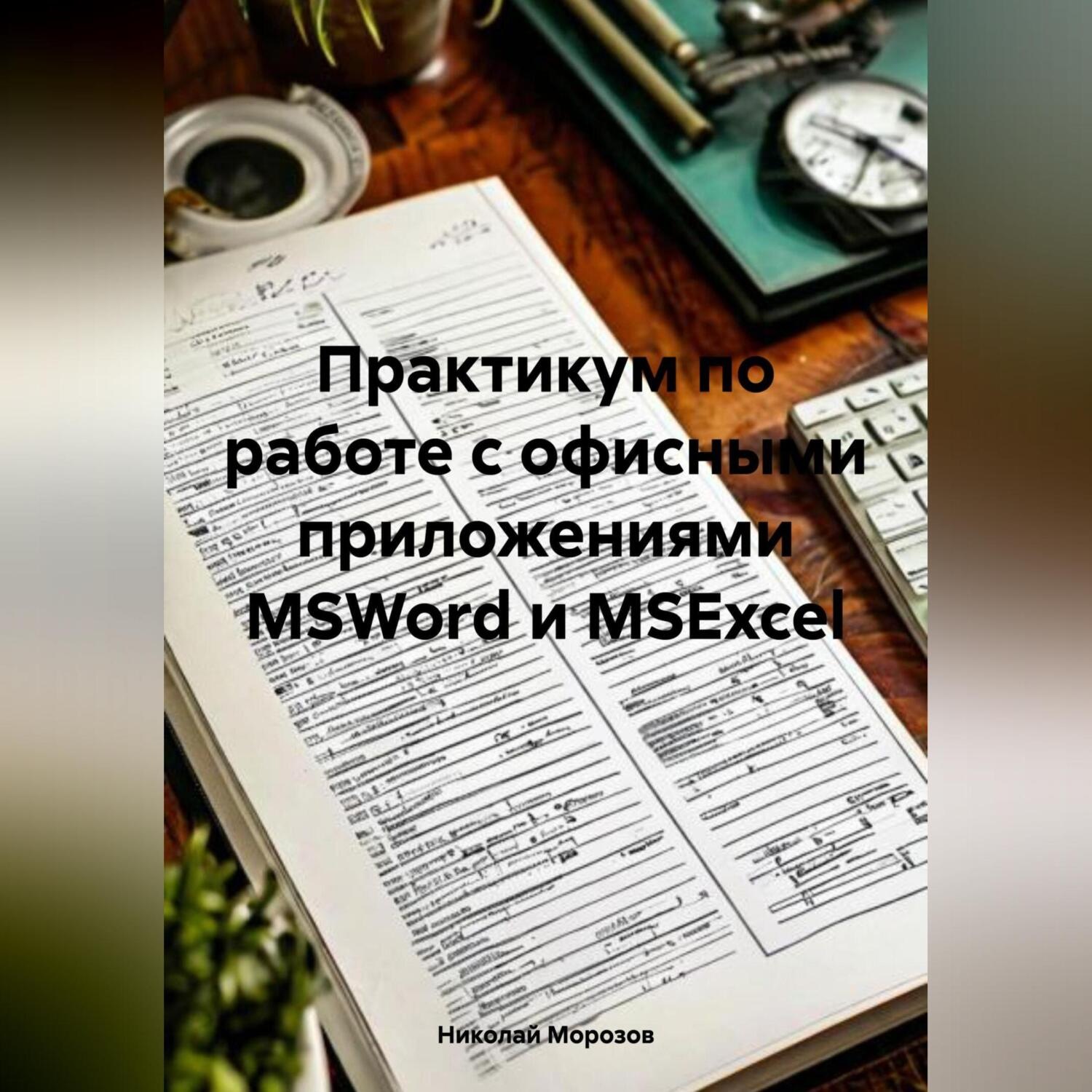 Обложка книги «Практикум по работе с офисными приложениями MSWord и MSExcel.»