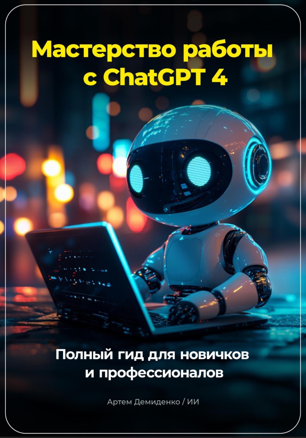 Обложка книги «Мастерство работы с ChatGPT 4: Полный гид для новичков и профессионалов»