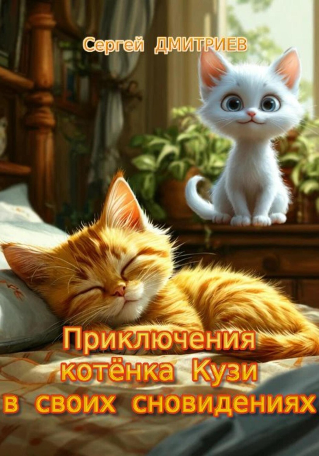 Обложка книги «Приключения котёнка Кузи В своих сновидениях»