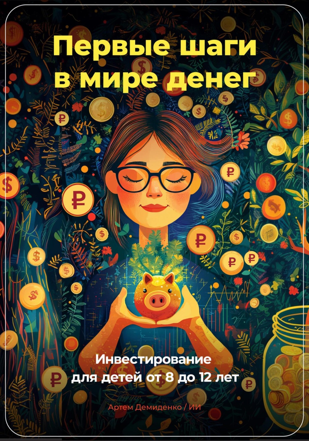Обложка книги «Первые шаги в мире денег: Инвестирование для детей от 8 до 12 лет»