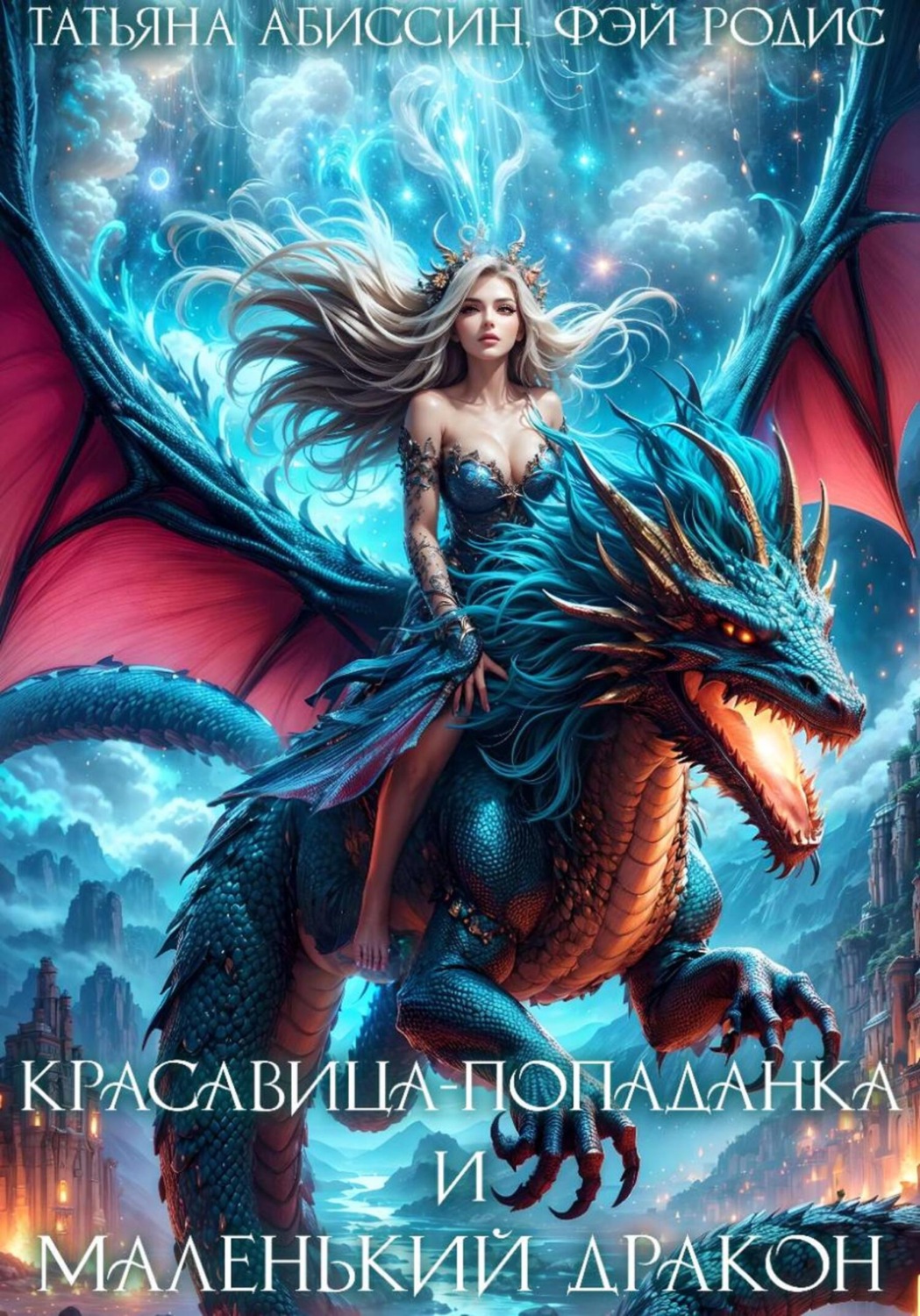 Обложка книги «Красавица-попаданка и маленький дракон»