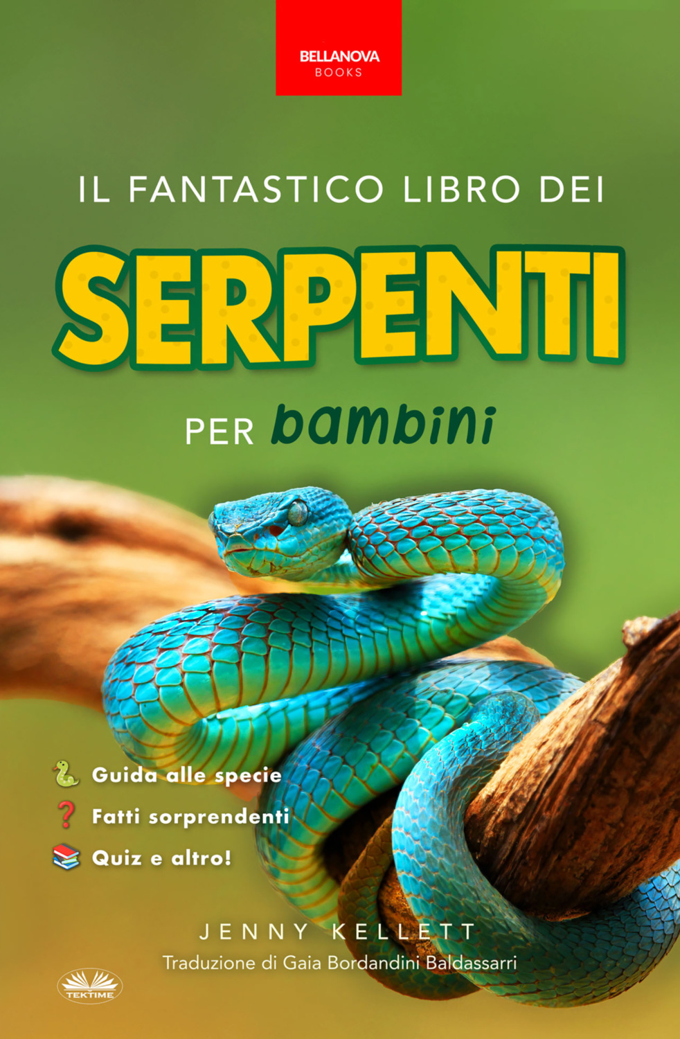 Обложка книги «Il Fantastico Libro Dei Serpenti Per Bambini»
