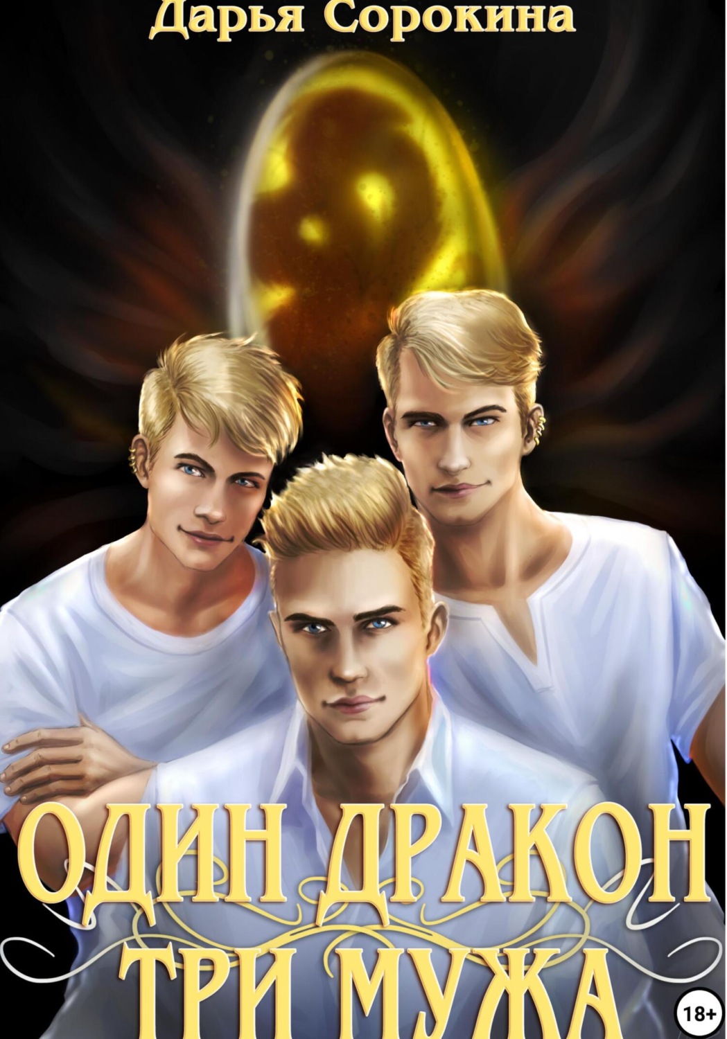 Обложка книги «Один дракон – три мужа»