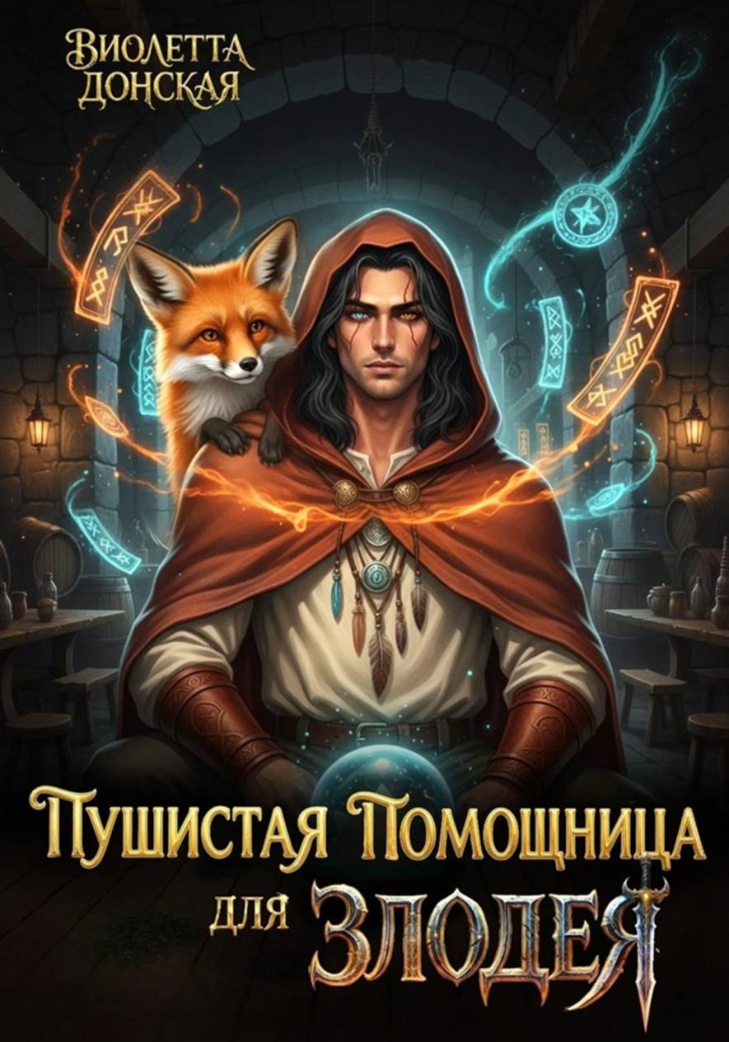 Обложка книги «Пушистая помощница для злодея»